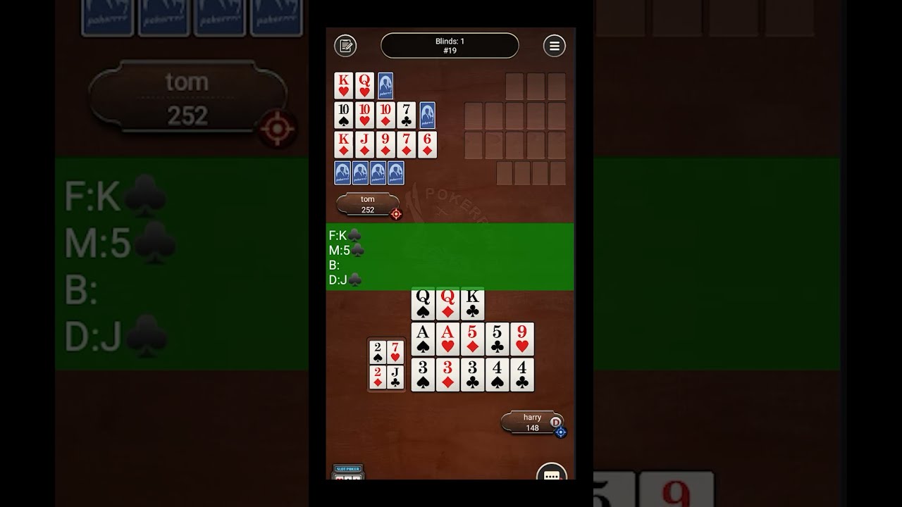 Poker Bot AI OFC Demo &mdash; Open-face Chinese #PokerAI #AI #poker #pokeronline #ofc